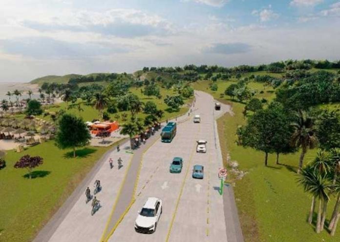 Foto: Construcción de Carretera La Costanera / TN8