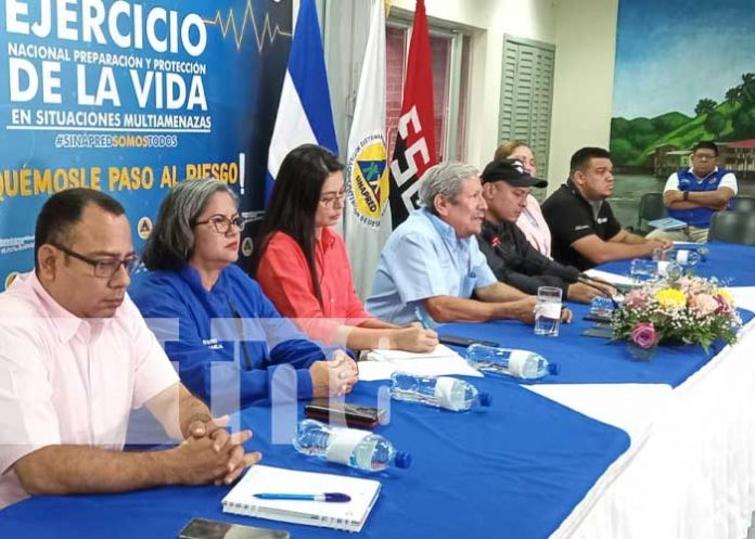 Foto: Anuncian el 3er Ejercicio Nacional Multiamenazas en Nicaragua / TN8
