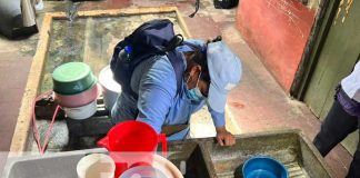 Foto: Jornada de fumigación en el barrio Bóer, Managua / TN8