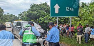 Foto: Accidente mortal en Diriomo / TN8