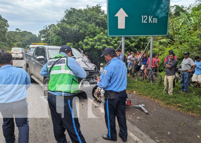 Foto: Accidente mortal en Diriomo / TN8
