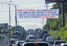 Manta viral en Managua: «Debiste buscar que tomar para que se te parara» Foto: Manta en Managua