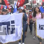 Estelí Victorioso celebra con caminata con Juventud Sandinista Foto: Celebración de la JS en las calles de Estelí / TN8