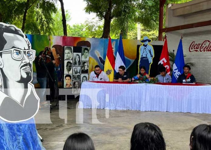 Foto: JS en conversatorio desde la UNAN-Managua / TN8