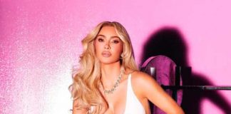 Kim Kardashian luce sus curvas con ajustado enterizo