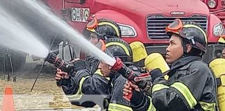 Foto: Capacitación de bomberos en Nicaragua / TN8