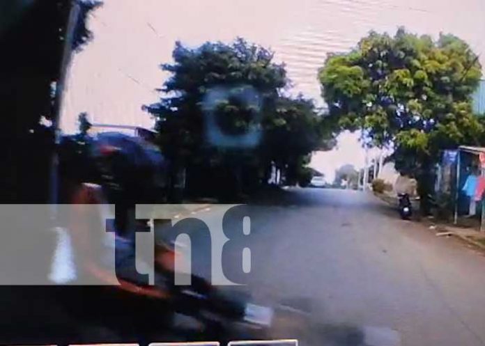 Foto: Accidente en el barrio Blanca Segovia, Managua / TN8