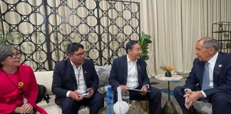 Lavrov se reúne con el presidente de Bolivia 