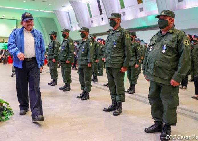 nicargua Palabras del Jefe de la Fuerza Aérea del Ejército de Nicaragua en acto de Aniversario