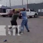 Foto: Pleito en terminal de buses en Estelí / TN8