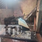Mala conexión ocasiona siniestro en Villa Progreso, Managua Foto: Incendio en una vivienda de Villa Progreso, Managua / TN8