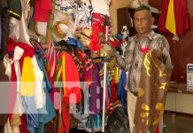 Los trajes folclóricos de Don Mario son únicos y especiales en Managua Foto: Emprendimiento con trajes folclóricos en Managua / TN8