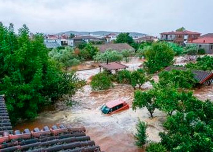 1 Foto: Una persona muerta y otra desaparecida provoca la tormenta Daniel en Grecia / Cortesía