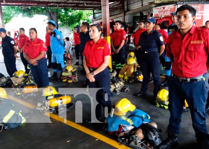 Foto: Bomberos de Nicaragua mejor capacitados en extinción de incendios estructurales / TN8