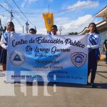 Estudiantes del colegio Lorenzo Guerrero celebran las fiestas patrias en Granada Foto: Colegio Lorenzo Guerrero celebra las fiestas patrias en Granada/TN8