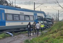 Foto: Aparatoso accidente de tránsito en el sur de Chile/cortesía