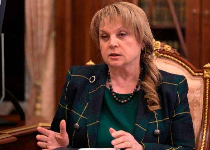 Foto: Mensaje de Felicitaciones de la compañera Ella Pamfilova hacia la comisión electoral ventral Rusa/Cortesía