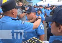 Seguridad de Nicaragua: 72 oficiales de Estelí recibieron ascenso en grados Foto: 72 oficiales recibieron ascenso en grados en Estelí / TN8