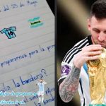Le piden dibujar los símbolos patrios y dibuja a Messi: “El padre de la patria” Le piden dibujar los símbolos patrios y dibuja a Messi