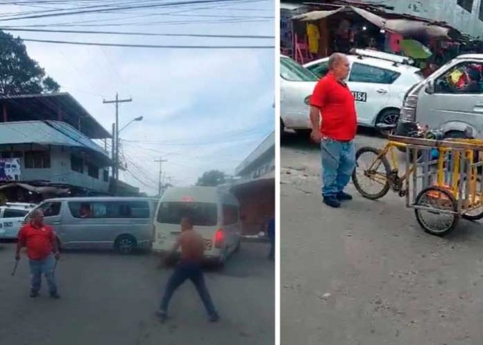 Pelea de hondureños en pleno mercado se hace viral