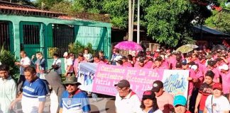 Foto: Nicaragüenses se unen en una caminata patriótica para concluir el mes de septiembre/TN8
