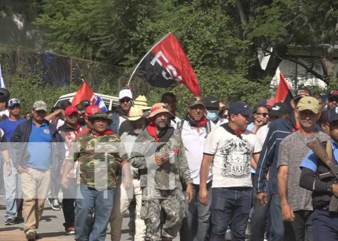 Foto: Familias visitan el primer campamento guerrillero en Estelí / TN8