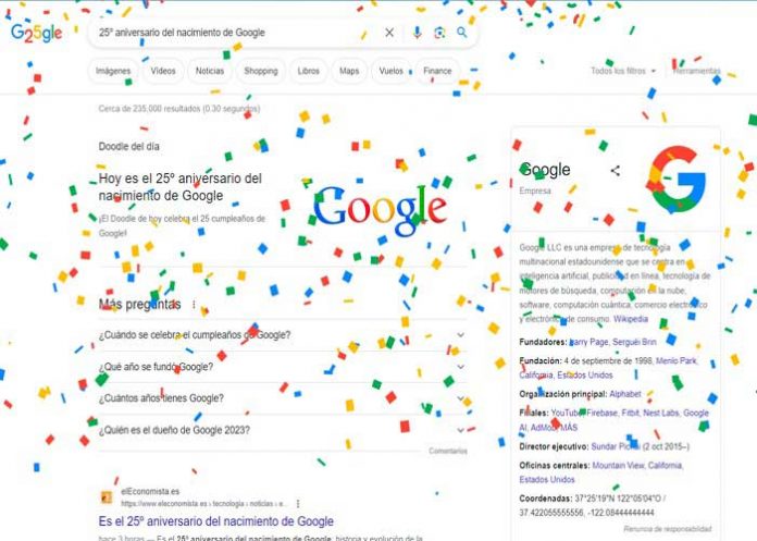Foto: ¡25 años de Google! De una idea universitaria a una potencia global/TN8
