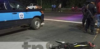 Foto: Accidente de tránsito deja a dos personas lesionadas en carretera a Masaya/TN8