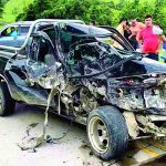 Aparatoso accidente de tránsito en Honduras Foto: Aparatoso accidente de tránsito en Honduras/TN8