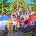 Inauguran puente peatonal en el barrio Nueva Jerusalén de Bilwi Familias de Bilwi contentas con puente peatonal