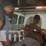 ¡Directo al cauce! Terminó un motociclista tras accidente en Juigalpa Foto: Accidente de tránsito deja un lesionado en Juigalpa, Chontales / TN8