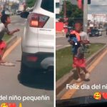 ¡Que tuany! sorprendió a un chatel en el día del niño en Honduras Foto: ¡Que tuany! sorprendió a un chatel en el día del niño en Honduras / cortesía