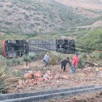 En «Chatarra» quedó un bus con perdidas humanas en México Foto: fatal accidente en México /cortesía