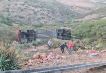 En «Chatarra» quedó un bus con perdidas humanas en México Foto: fatal accidente en México /cortesía