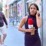 ¡Bochornoso «Degenerado» palpea a una periodista en España! Foto: ¡Bochornoso "Degenerado" palpea a una periodista en España!/Cortesía