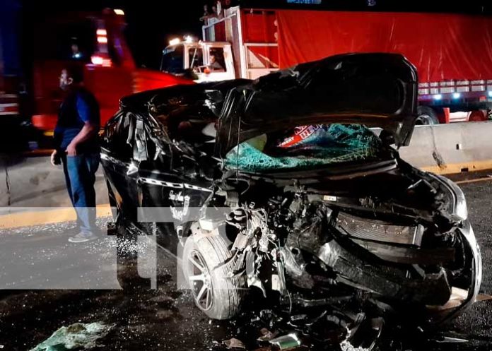 2 Foto: Fuerte colisión en Tipitapa /TN8