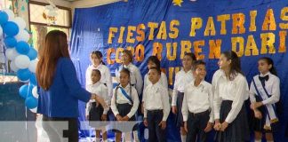 Flor de Sacuanjoche celebra glorioso mes de septiembre