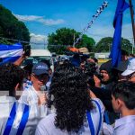 Estudiantes de Managua recibieron la Antorcha de la Libertad a manos de autoridades de Tipitapa