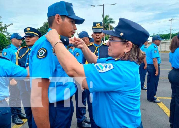 3 Foto; “Mi compromiso es con el pueblo” Policía Nacional realiza ascensos en grados en Managua/TN8