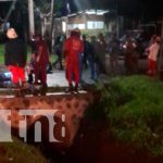 Foto: Ciclista muere al caer en un cauce de 3 metros de profundidad en Chinandega / TN8