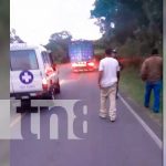 Motociclista fallece en accidente de tránsito en Jinotega Foto: Fatal accidente en Jinotega /TN8