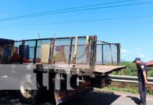 Motorizado fallece tras impactar con un camión en Chinandega Motorizado fallece tras impactar con un camión en Chinandega