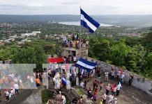 ¡Conmemoran la patria! con caminata en el Coyotepe, Masaya Foto: ¡Conmemoran la patria!, con caminata en El Coyotepe, Masaya/TN8