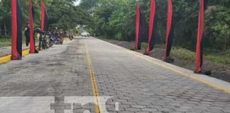 Estrenan nueva calle en la Isla de Ometepe
