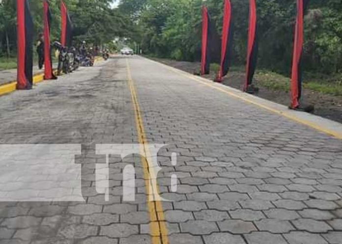 Estrenan nueva calle en la Isla de Ometepe
