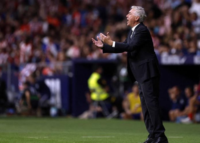 Carlo Ancelotti relajado tras derrota de Madrid
