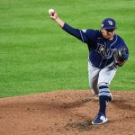 Erasmo Ramírez atacado por los Blue Jays