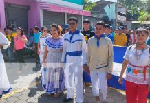 Grupos de danza de los centros educativos de Siuna
