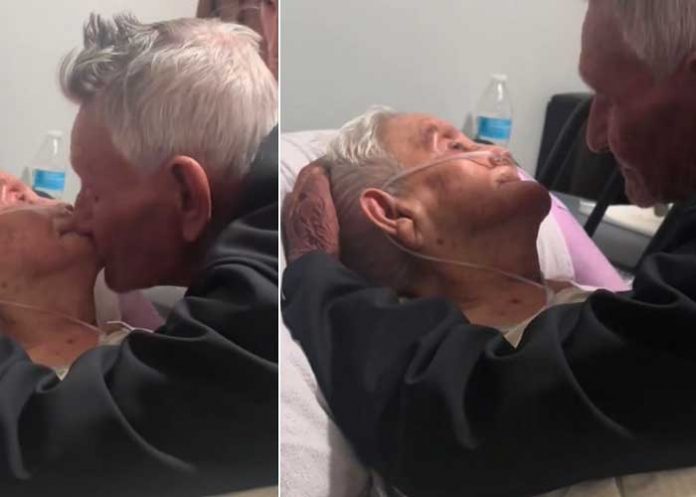 Abuelito se despide de su esposa tras más de 70 años juntos