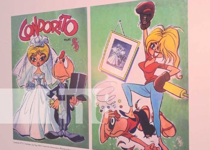 ali Hermosa exposición de Condorito en Estelí